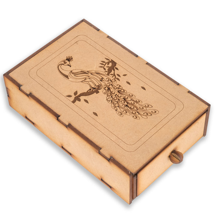 Wooden Silver Coin Box