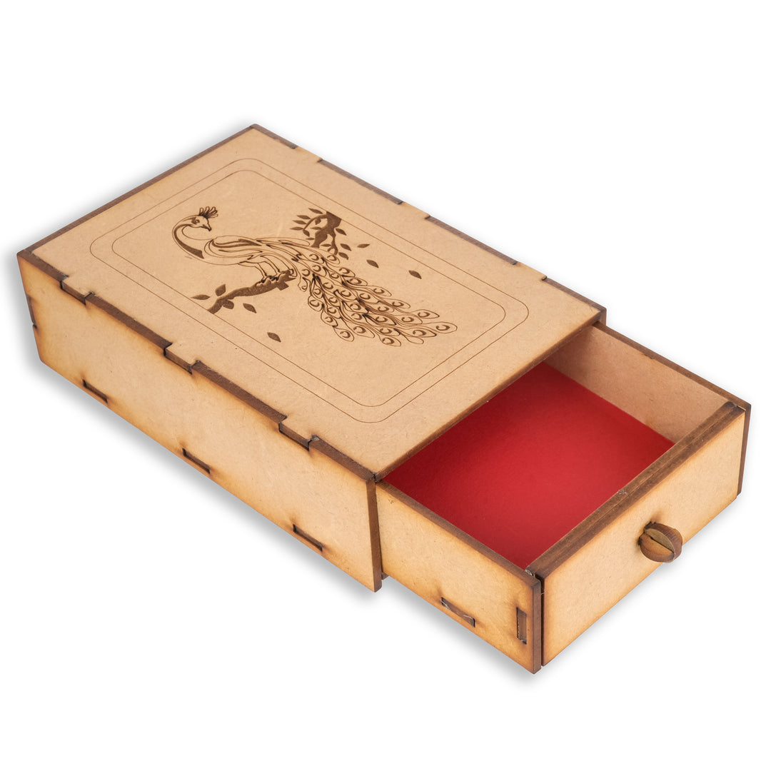 Wooden Silver Coin Box