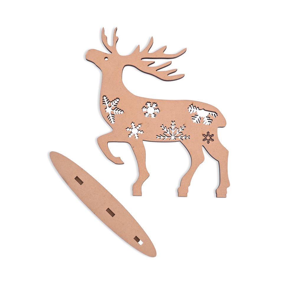 Large Personalised Santa's Reindeer - The Engraved Store