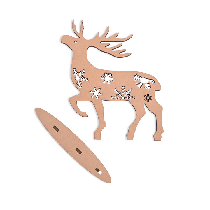 Large Personalised Santa's Reindeer - The Engraved Store