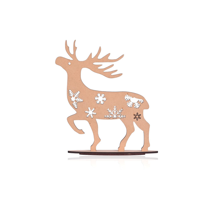 Large Personalised Santa's Reindeer - The Engraved Store